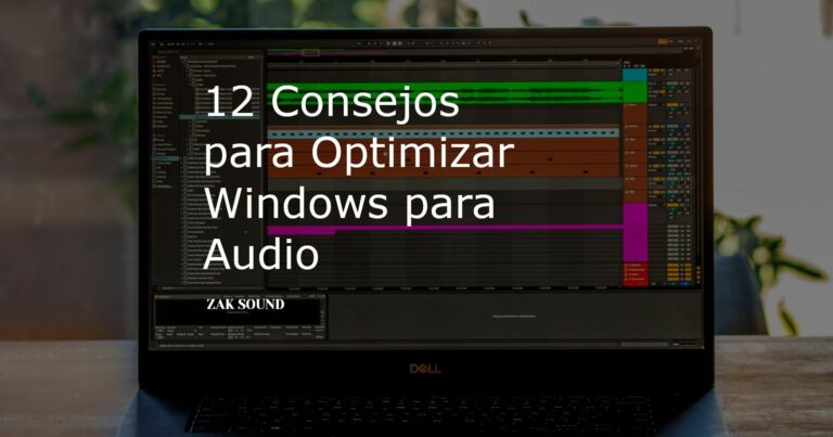 consejos para optimizar windows para audio