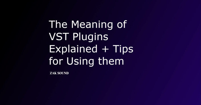meaning of vst plugins explained