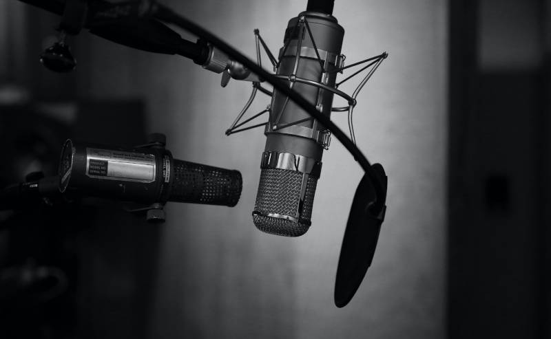 micrófonos en el home studio