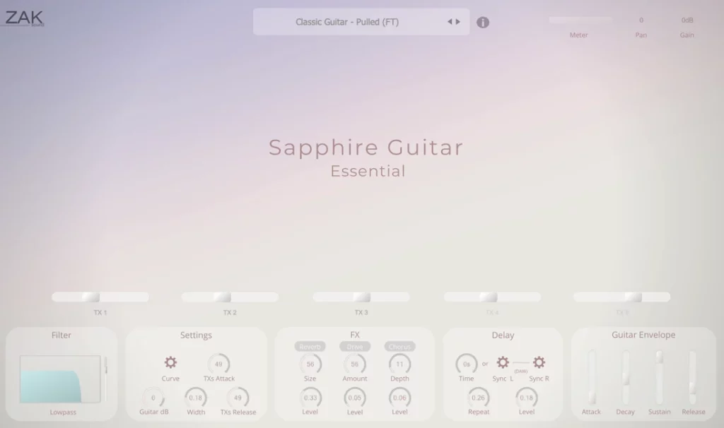 sapphire guitar essential