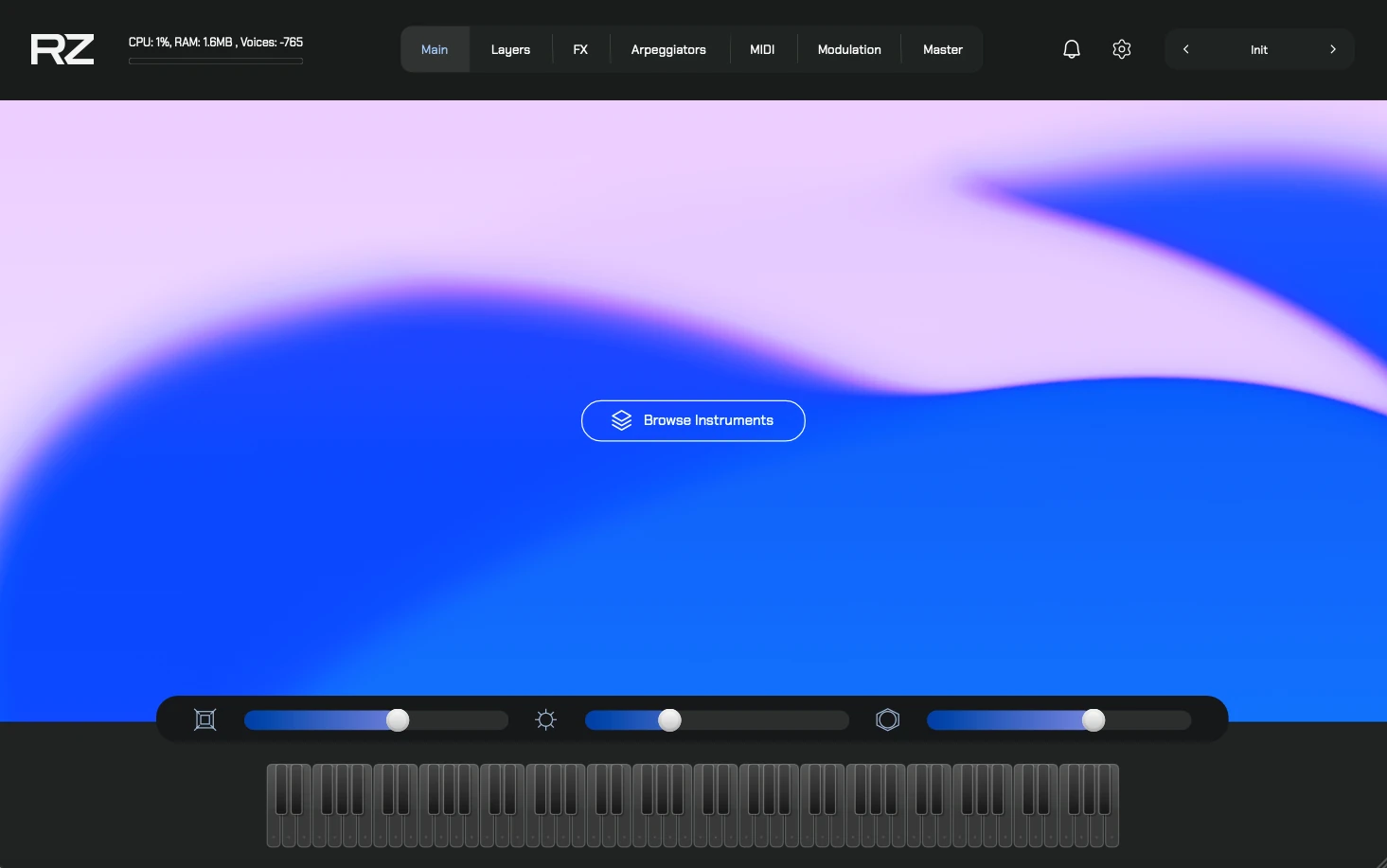 Raizes Player Main Interface